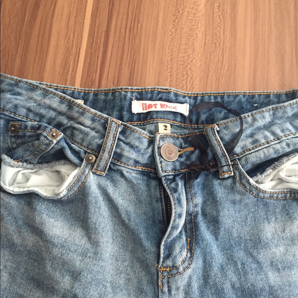 Hippie jeans/short length bell bottoms